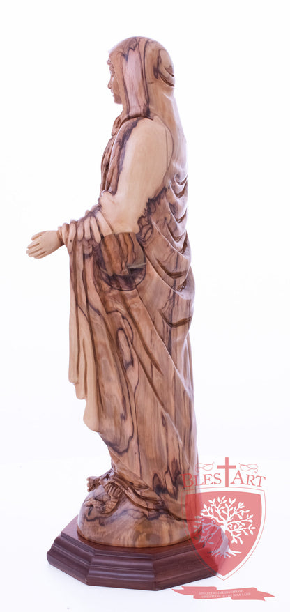 Blessed Mother Mary - Olive wood