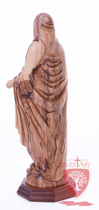 Blessed Mother Mary - Olive wood