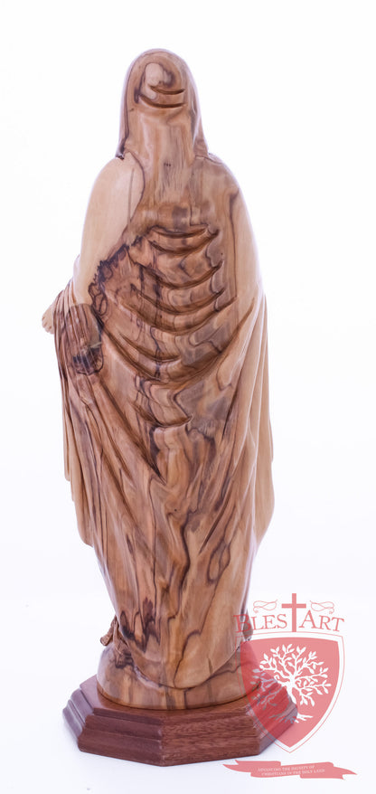 Blessed Mother Mary - Olive wood