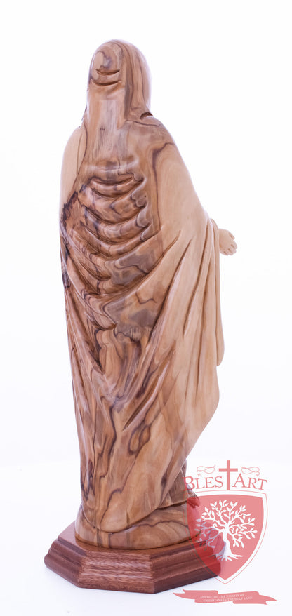 Blessed Mother Mary - Olive wood