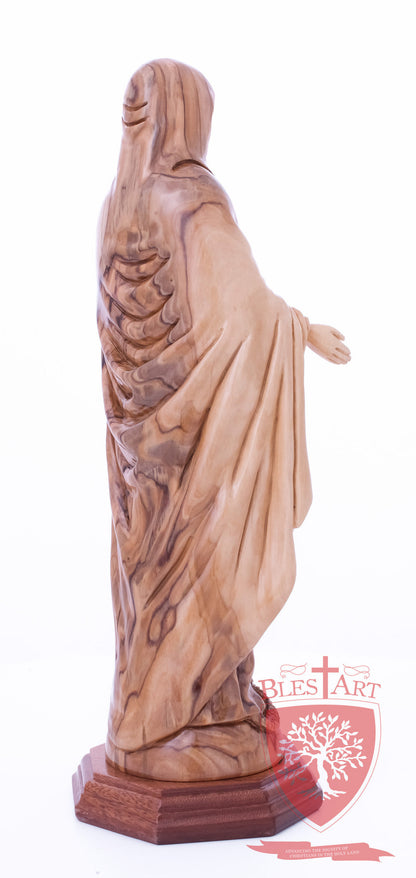 Blessed Mother Mary - Olive wood