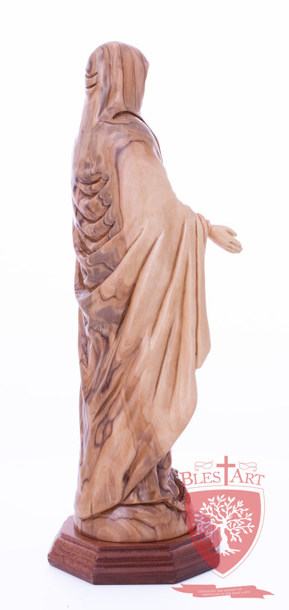 Blessed Mother Mary - Olive wood