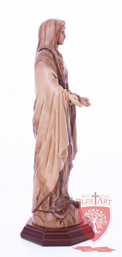 Blessed Mother Mary - Olive wood