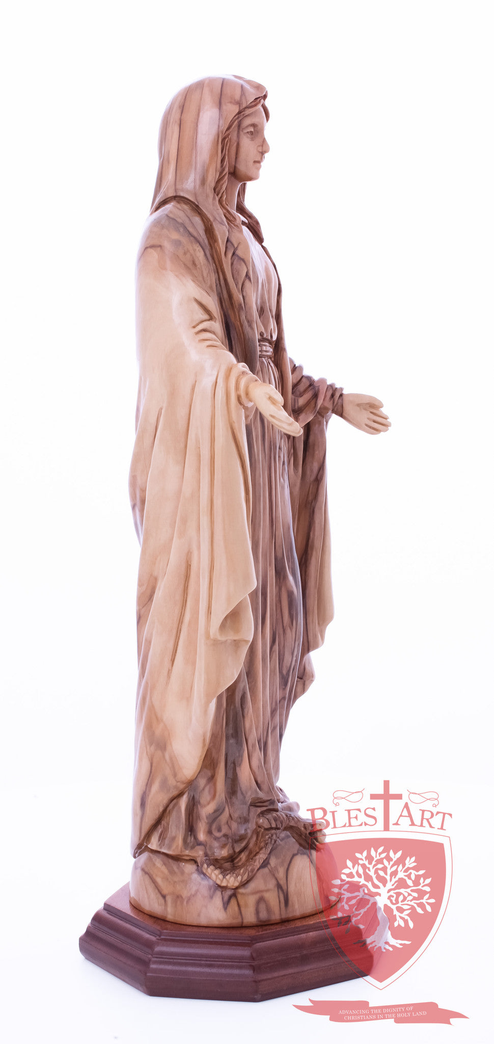 Blessed Mother Mary - Olive wood