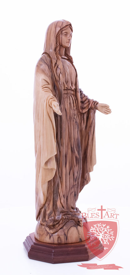 Blessed Mother Mary - Olive wood