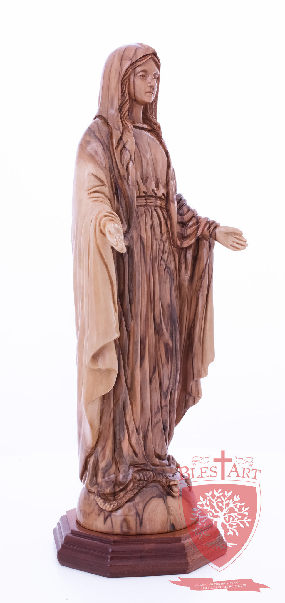 Blessed Mother Mary - Olive wood