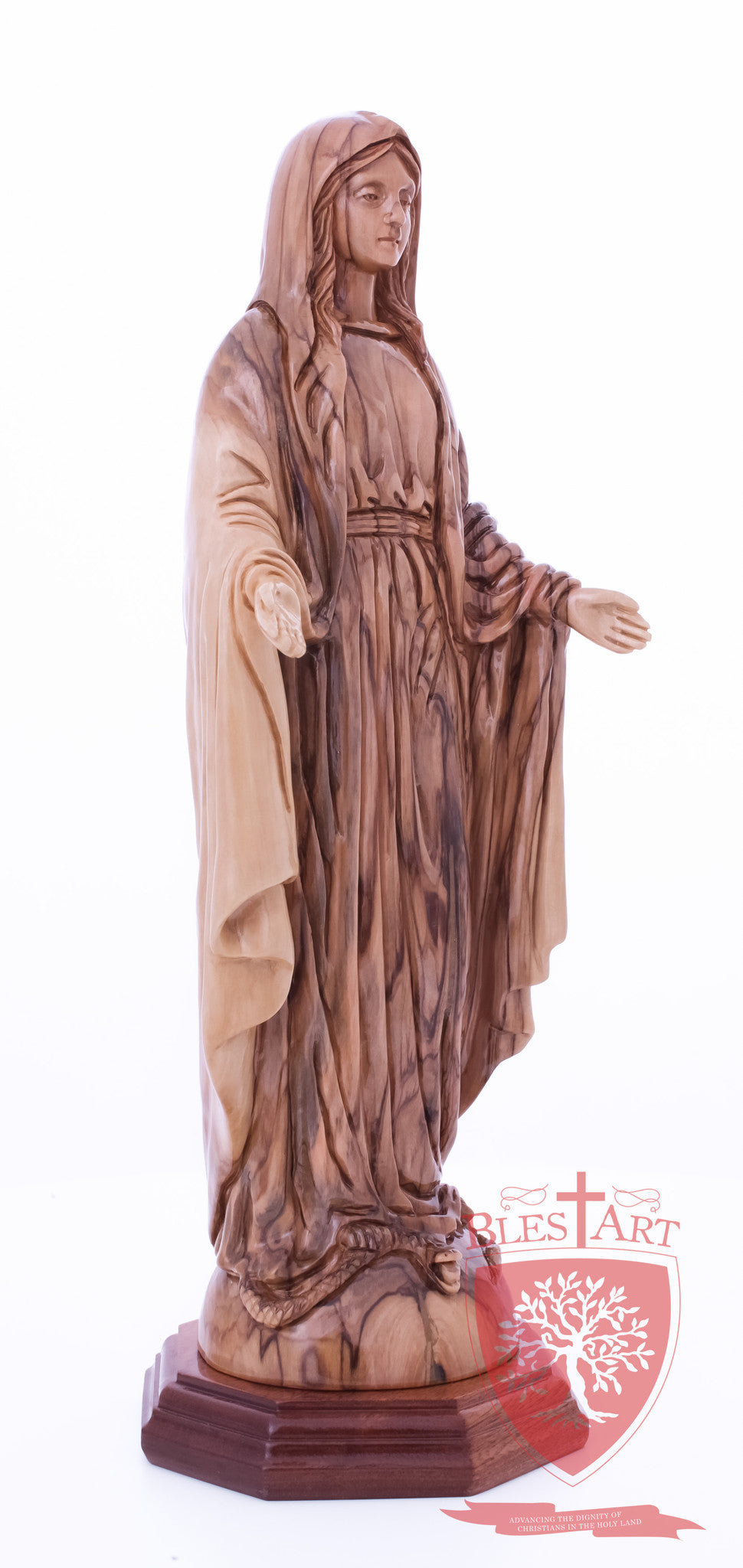 Blessed Mother Mary - Olive wood