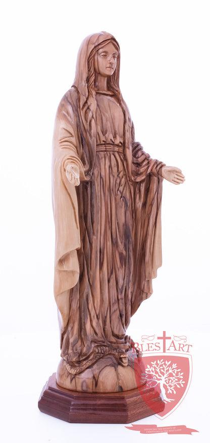Blessed Mother Mary - Olive wood