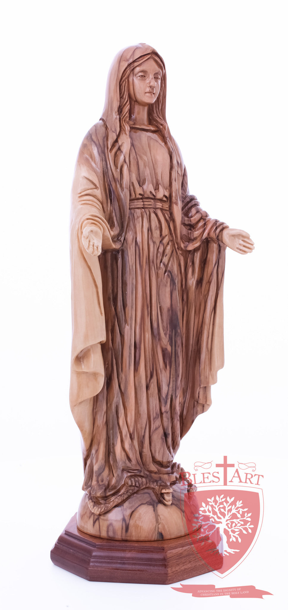 Blessed Mother Mary - Olive wood