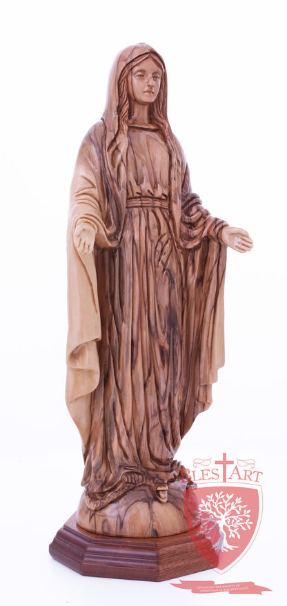 Blessed Mother Mary - Olive wood