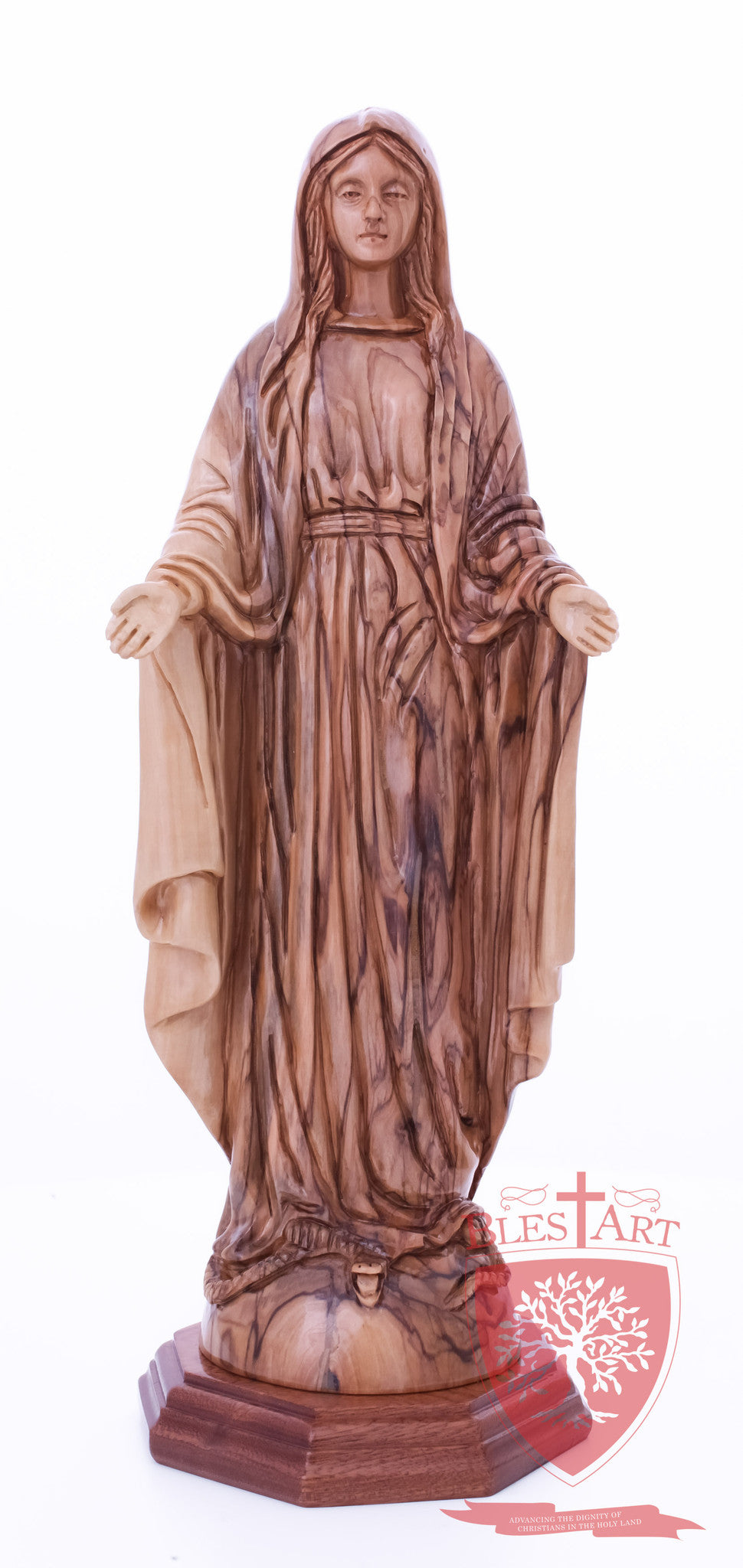 Blessed Mother Mary - Olive wood