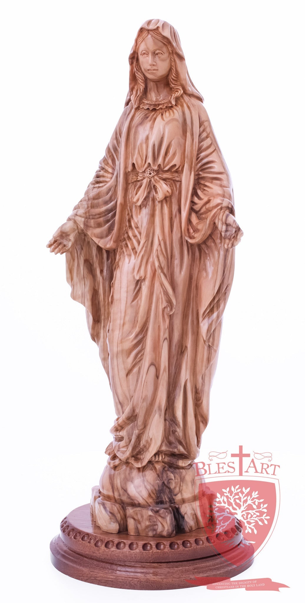 Blessed Mother Mary - Olive wood