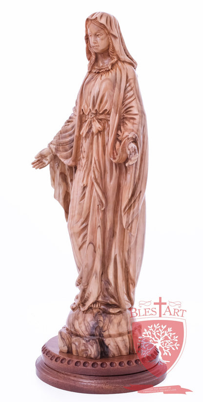 Blessed Mother Mary - Olive wood