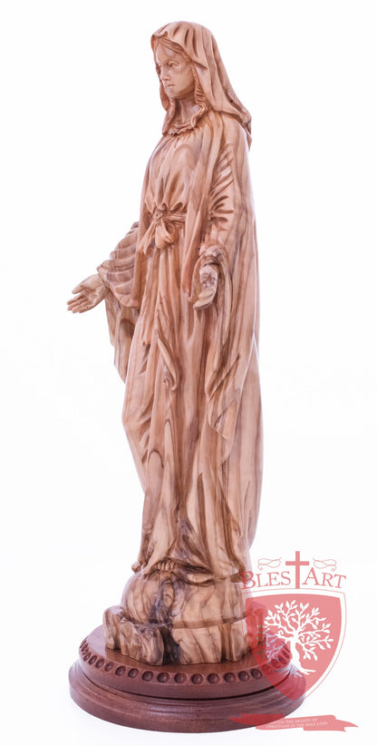 Blessed Mother Mary - Olive wood