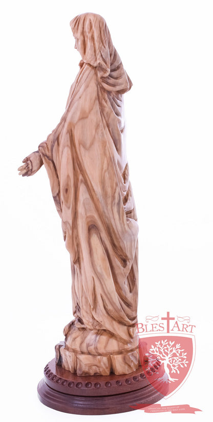 Blessed Mother Mary - Olive wood