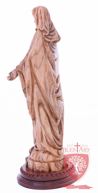 Blessed Mother Mary - Olive wood