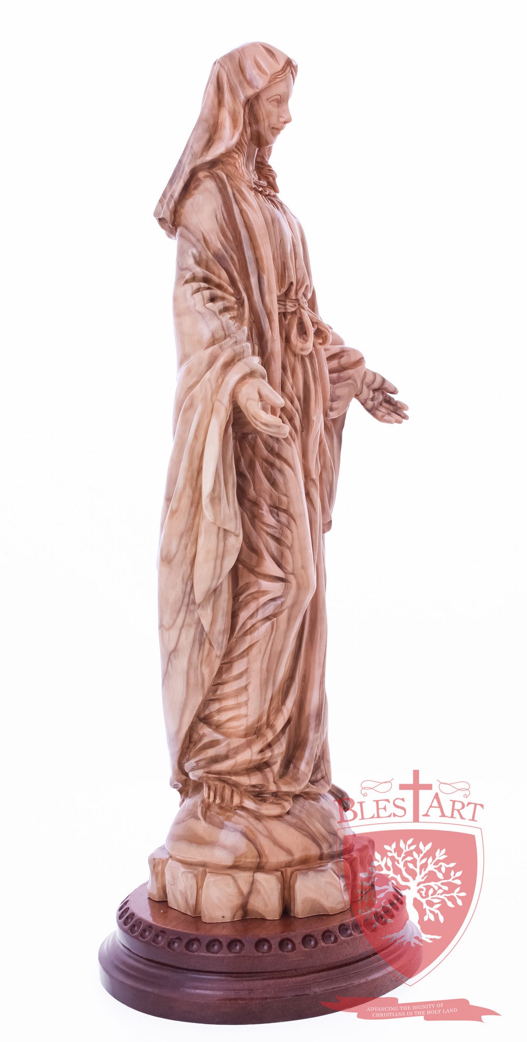 Blessed Mother Mary - Olive wood