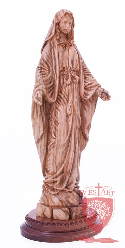 Blessed Mother Mary - Olive wood