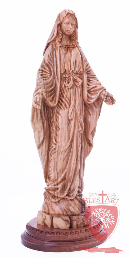 Blessed Mother Mary - Olive wood
