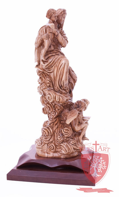 Blessed Virgin Mary with Angels, Museum quality