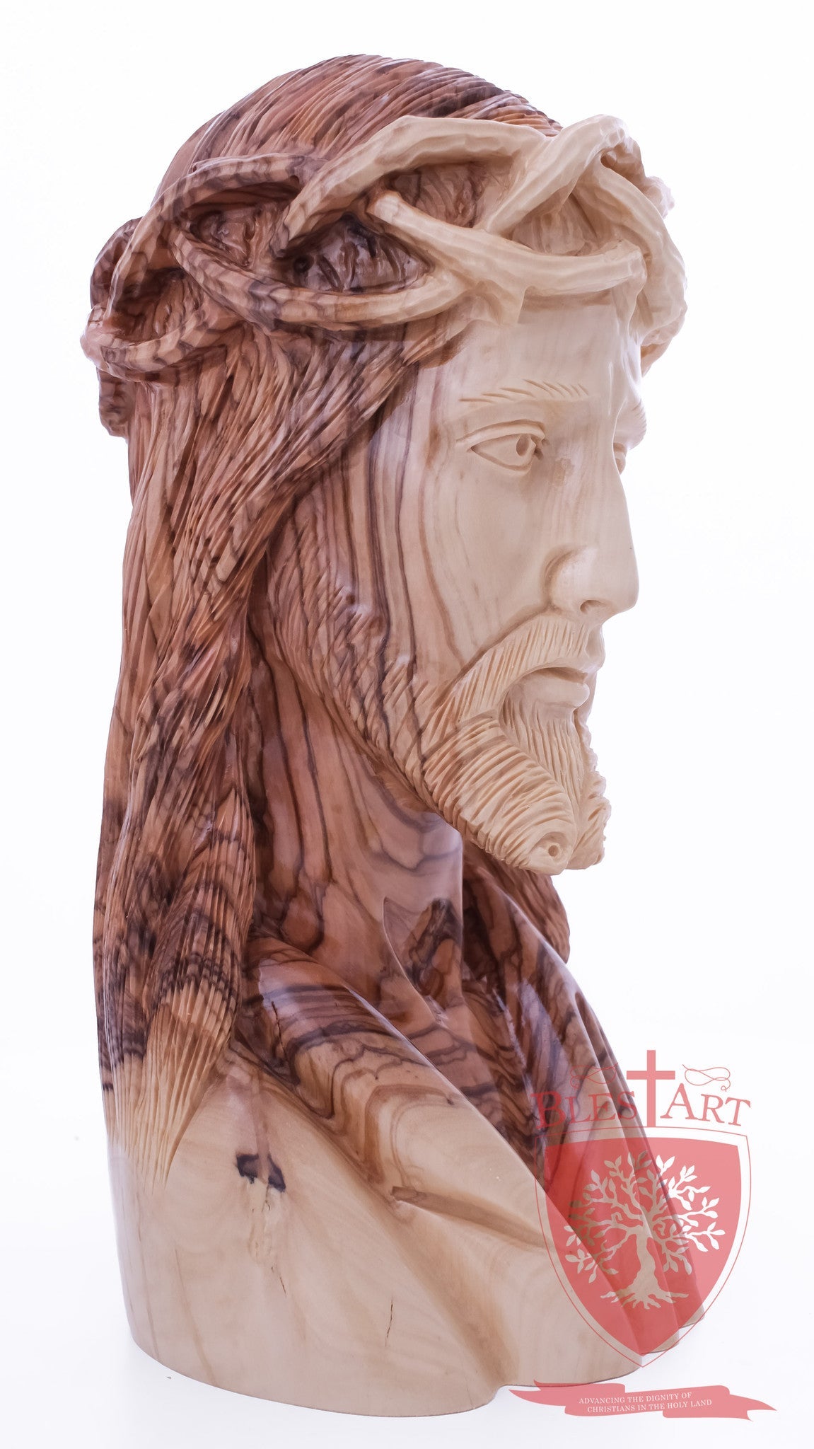 Bust of Jesus, Size: 4" 3.5" 9"