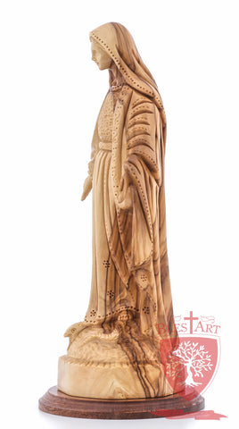 Blessed Mother Mary - Olive wood