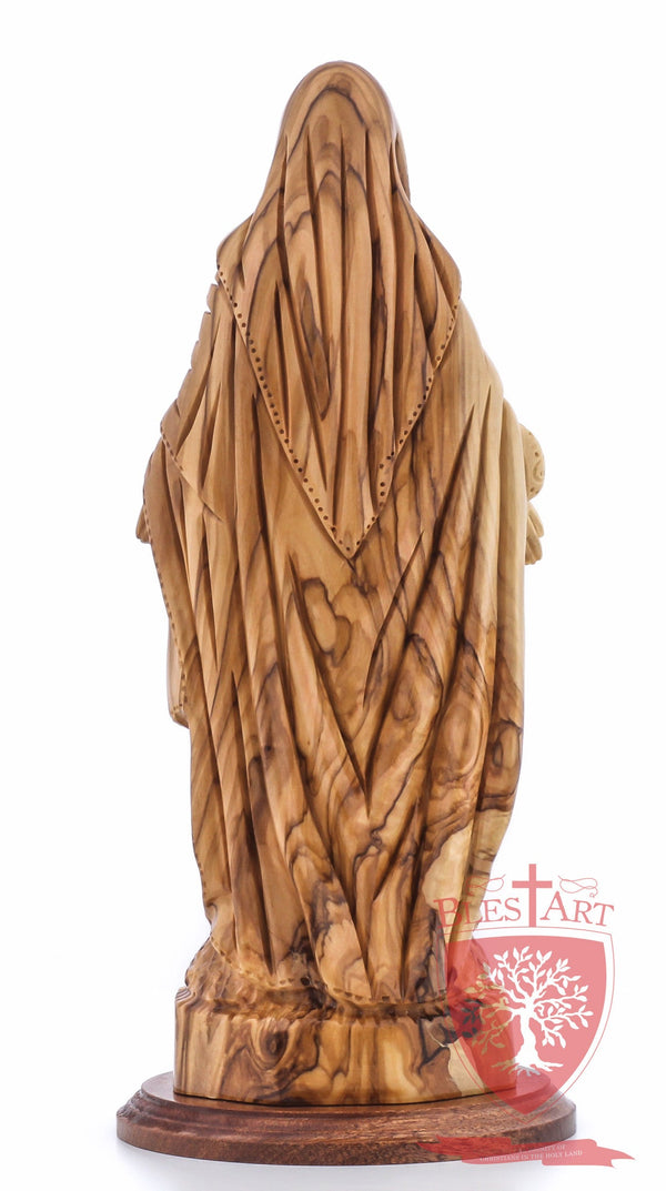 Blessed Mother Mary - Olive wood