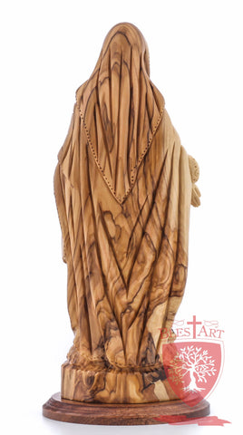 Blessed Mother Mary - Olive wood