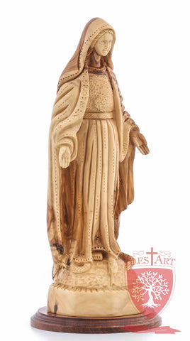 Blessed Mother Mary - Olive wood