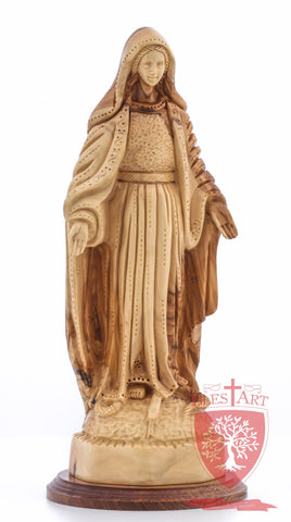 Blessed Mother Mary - Olive wood