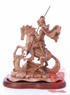 St. George defeating the dragon, Cathedral Quality, Size:  13.5" 10" 15"