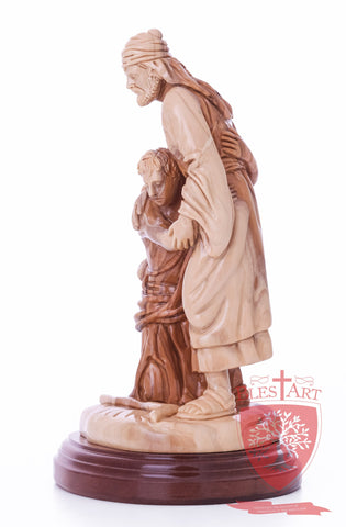 Jesus Healing the paralytic at Capernaum, Size: 10" /25.cm Height