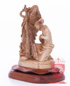 Jesus Baptism, By John The Baptist in The Jordan River, Size 9.5"/25 cm Height