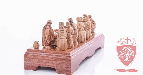 Last supper. Size: length 17.5" / 44 CM.