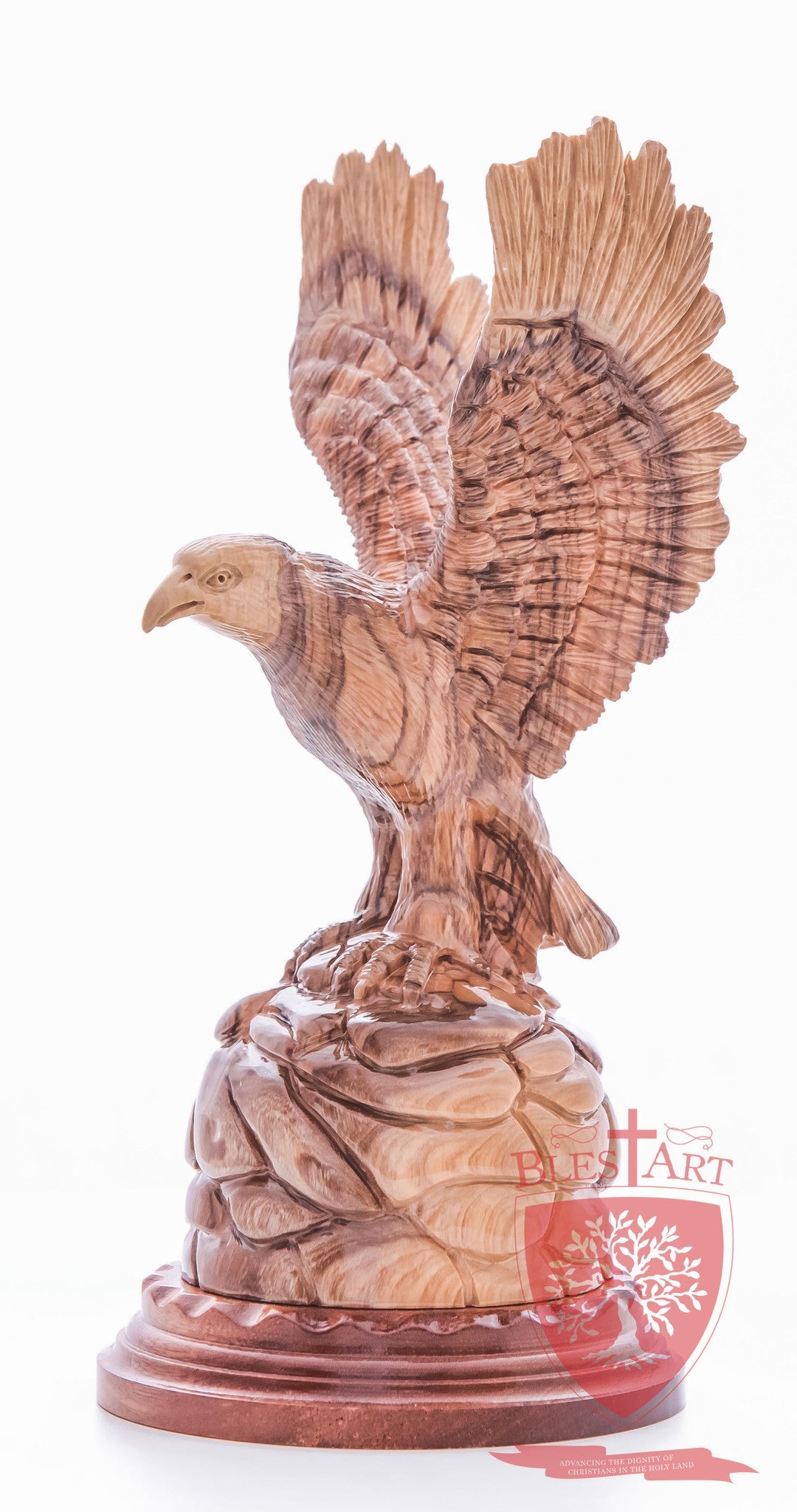 American Style Eagle, Cathedral Quality - Olive wood