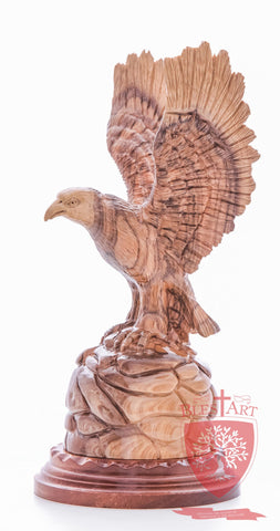 American Style Eagle, Cathedral Quality - Olive wood