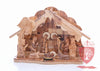 Nativity Set, with 2-d figures and Incense from the tomb of jesus Size: 9" / 25 CM