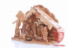 Nativity Set, with 2-d figures and Incense from the tomb of jesus Size: 9" / 25 CM