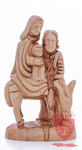 Holy Family, Flight to Egypt, 10.5"/27 cm