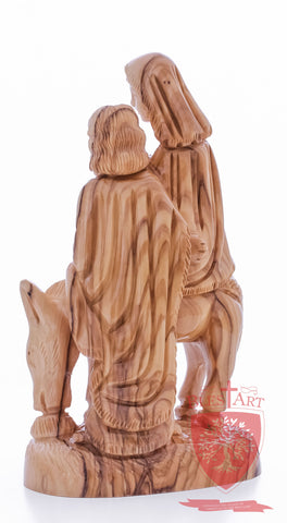 Holy Family, Flight to Egypt, 10.5"/27 cm