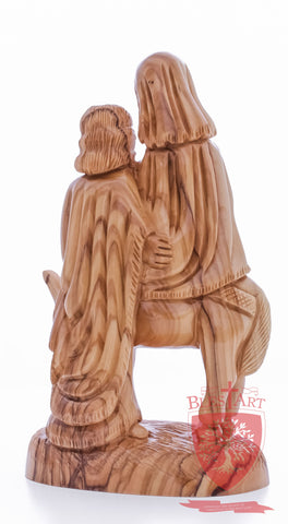 Holy Family, Flight to Egypt, 10.5"/27 cm