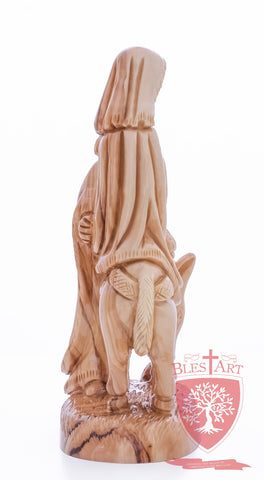 Holy Family, Flight to Egypt, 10.5"/27 cm