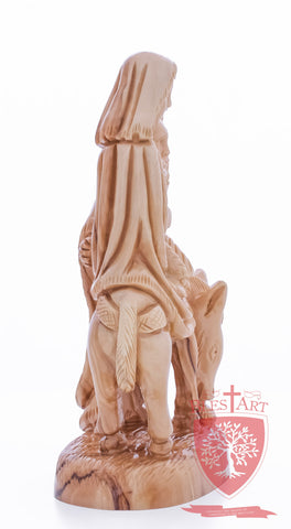 Holy Family, Flight to Egypt, 10.5"/27 cm