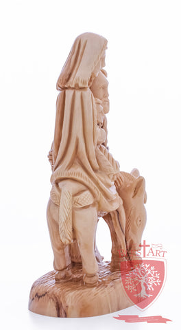 Holy Family, Flight to Egypt, 10.5"/27 cm