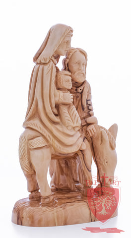 Holy Family, Flight to Egypt, 10.5"/27 cm