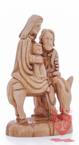 Holy Family, Flight to Egypt, 10.5"/27 cm