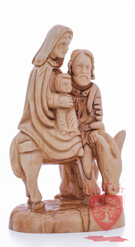 Holy Family, Flight to Egypt, 10.5"/27 cm