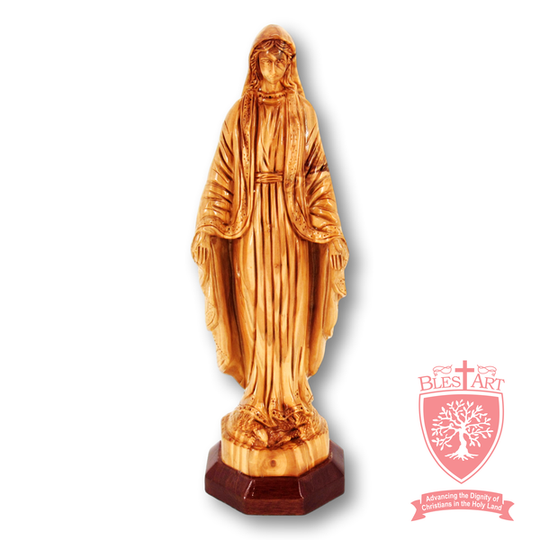 Blessed Mother Mary - Olive wood