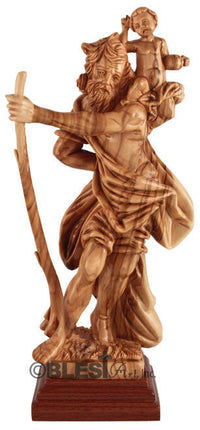 Saint Christopher, Size: 9.8"/25 cm Height