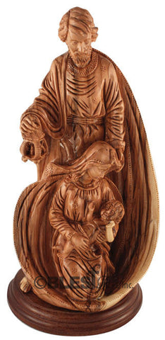 Holy Family, Enfolding Robes, Size 13.8"/35 cm - Blest Art, Inc. 